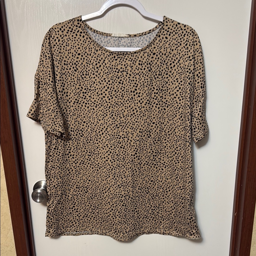 Reb. in J. Leopard Print Women's Top Size S